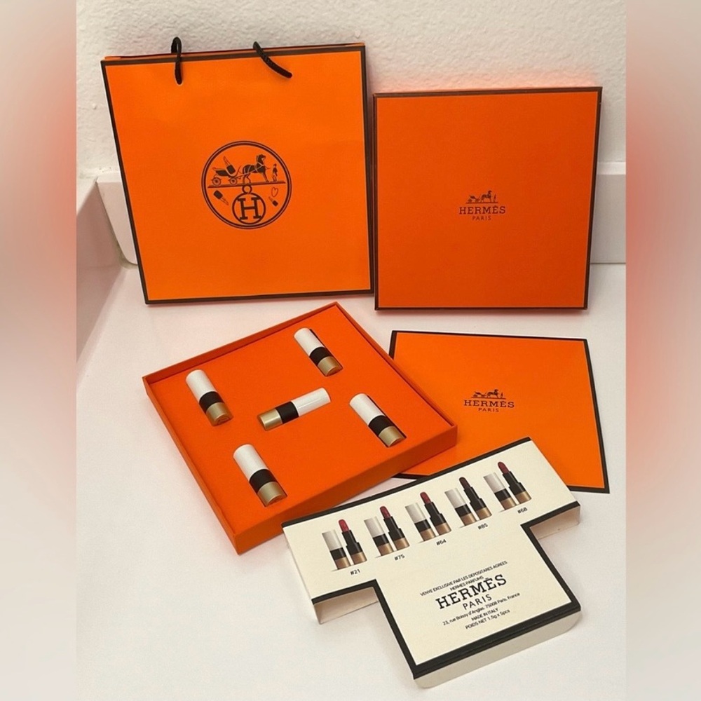 Hermès Lipstick Set with Box